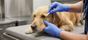Desvendando o Teste de Fluoresceína Ocular para Pets